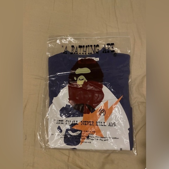 Baape and Heron Preston Purple Graphic Jersey - Picture 3 of 6